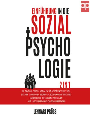 cover image of Einführung in die Sozialpsychologie